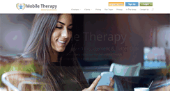Desktop Screenshot of mobiletherapy.com