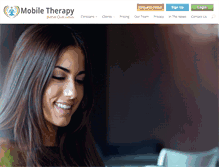 Tablet Screenshot of mobiletherapy.com